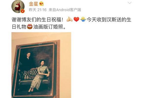 金星復(fù)婚穿潔白婚紗和老公舉辦婚禮，金星漢斯離婚原因曝光(3)