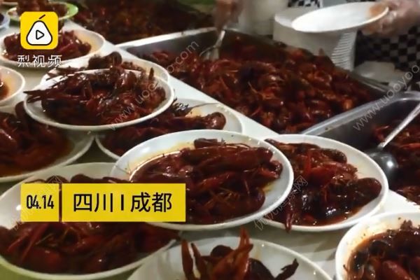 高校食堂推出麻辣小龍蝦夜宵，還有烤生蠔、烤扇貝、缽缽雞(1)