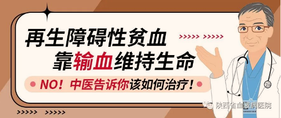 再生障礙性貧血靠輸血維持生命，NO！陜西省血液病醫(yī)院-中醫(yī)告訴你該如何治療！